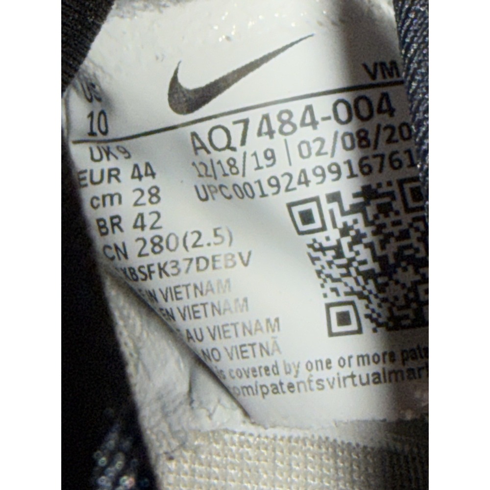 Nike Flex Contact 3 Mens Size 10 Black White Running Shoes Sneakers AQ7484-004 - Picture 9 of 9